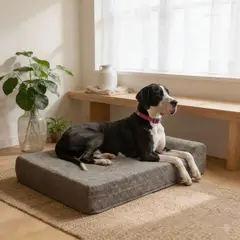 GENERICO - Cama Ortopedica Para Perros Donnas Huge Gris M