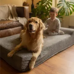 GENERICO - Cama Ortopedica Para Perros Donnas Huge Gris L