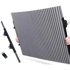 MOVI - Parasol Retráctil UV para Auto Protección Eficiente contra el Sol