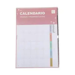 HOMEWELL - Calendario Mensual Color Espiral