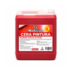 MOHICAN - Cera Pintura Roja Bidón 5 Litros