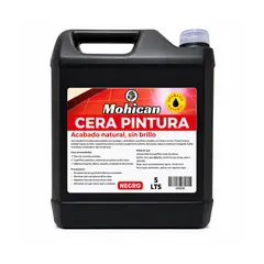 MOHICAN - Cera Pintura Negro Bidón 5 Litros