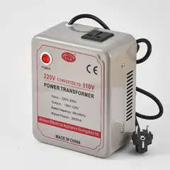 GENERICO - Transformador De Voltaje 220v110v- Potencia 3000w Gris