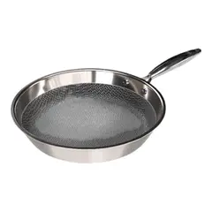 WENS - Sartén 28cm Triply Acero inoxidable Honeycomb