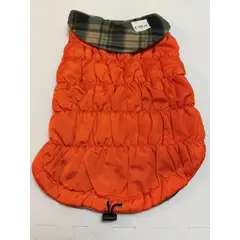 GENERICO - Parka Polar Reversible para PerrosGatos Naranja cms