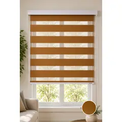 CLEMS - Cortina Roller Duo 060x220 Madera