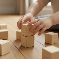 ARBORIUM - Set de 16 Cubos de Madera 4cm