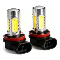 TSKY CHILE SHOPPING - Par de Ampolletas LED H11 para Faros Antiniebla Alta Luminosidad 360°