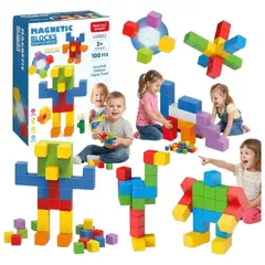 GENERICO - ¡El Regalo Perfecto Para El Día Del Niño Bloques Magnéticos 3D