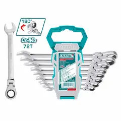 TOTAL - SET LLAVE PTA CORONA CCHICHARRA 16PZAS