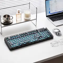 AIZO - Teclado Mecánico Gasket 3 Modos RGB Cosechador