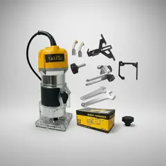 TASBEL - Router Fresadora De Mano 33000rpm Boquilla 14 Para Madera