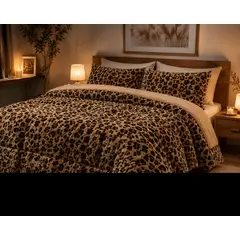 CHANTILLY - Plumon Safari animal print 2 plazas