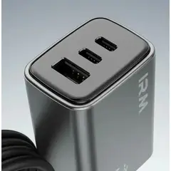 IRM - Cargador 45w 3 Puertos Pd Compatible Con Samsung Xiaomi CERTIFICADO