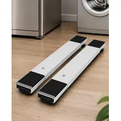 GENERICO - Base Movil Ajustable Con Ruedas Para Lavadora Refrigerador Secadora Hasta 227 Kg DVC