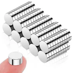 AMBM SHOP - 200 Unidades Imanes Neodimio Paquete De 5x2 Mm Cilindro