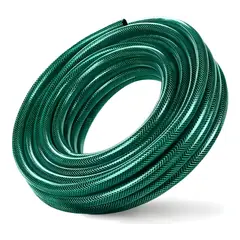 GENERICO - Manguera jardín flexible 34 pulgada 50 mts reforzada Verde