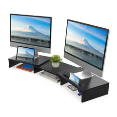 ATURE - Base Monitor Escritorio Doble Compatible Con Pcportátiltv