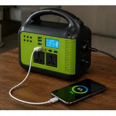 MOVI - Kit Solar de Emergencia Portátil con Panel Solar, BT, Radio FM y 3 Ampolletas LED, conexión 220v