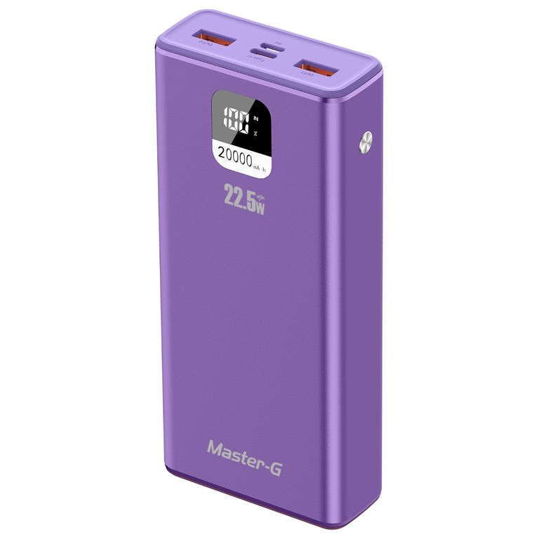 Batería Externa Power Bank 20000 Mah 22.5W UCP20MPD Morada a $25.990