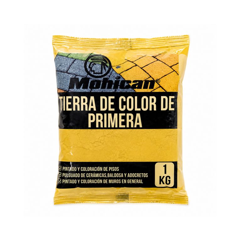 Tierra De Color Amarillo De Primera Bolsa 1 Kg