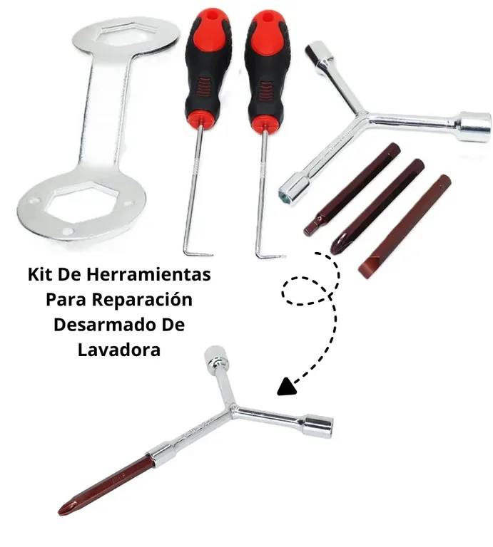 Kit De Herramientas Para Reparación Desarmado De Lavadora