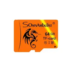 GENERICO - Tarjeta de Memoria Micro SD Somnambulist 64 GB Clase 10 U3 para Camara,Telefono, PC