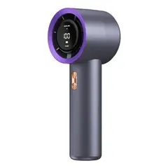 GENERICO - Mini Ventilador De Mano Portátil Recargable + Cable Usb C Gris