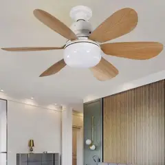 GENERICO - Lampara Ventilador De Techo 2 En 1 Con Luz Y Control Remoto