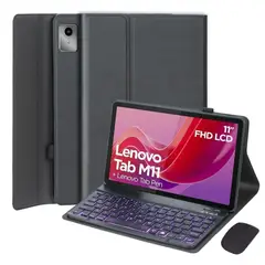 GENERICO - Funda Teclado Iluminado + Ratón Para Lenovo Tab M11 Tb-330fu