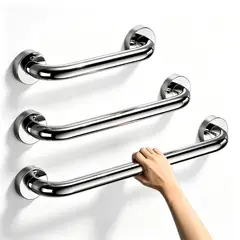 TSKY CHILE SHOPPING - Pack 3 Barras de Seguridad Baño Acero Inoxidable 30/40/50cm Agarradera Ducha