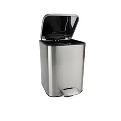 GENERICO - Basurero Metálico 3 L Acero Inoxidable Cocina Baño