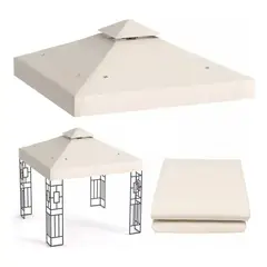GENERICO - Repuesto De Techo Para Toldo Pérgola 3x3 Mt Pérgola