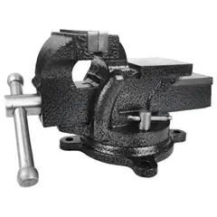 GENERICO - Tornillo De Banco Mecánico 5pulgada 125mm Fuerza 900kg Gris