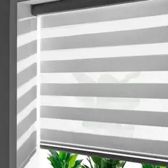 GENERICO - Supercenter Paños Cortina Roller Velo Liso 90x240cm Blanco