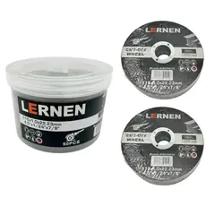 LERNEN - Pack de 50 Discos de Corte 4 1/2 X 1.0mm para Metal