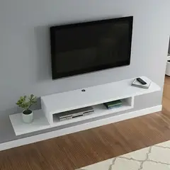 GENERICO - Racks Flotante para TV 42 a 55 pulgadas, color Blanco