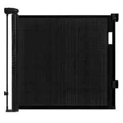 GENERICO - Reja de Seguridad Retráctil para Bebés y Mascotas 1.8 m Modelo Negro