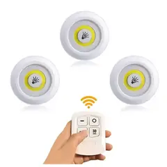 MOVI - Set 3 Luces LED Inalámbricas con Control Remoto y Temporizador