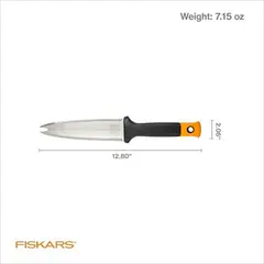 FISKARS - Cuchillo Jardín Hori Hori Acero Inoxidable 32cm Funda