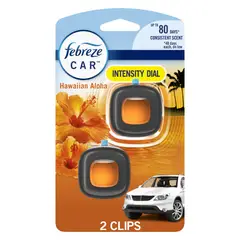 FEBREZE - Aromatizante Auto Hawaiian Aloha 2 Clips 3.5ml