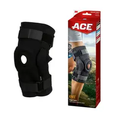 ACE - Rodillera Ajustable Bisagra Negra Talla única