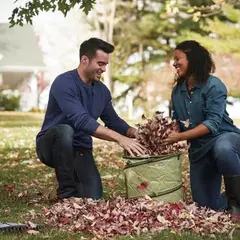 FISKARS - Bolsa Jardín 10L Plegable Resistente Polivinilo