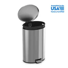 BETTER - Basurero Cocina Homes Gardens 40L Acero Pedal