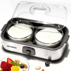 GENERICO - Yogurtera Joymech 2x1L Automática Acero Inoxidable