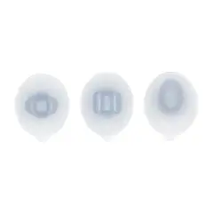 OXO - Gancho Ventosa 3 Piezas Transparente Plástico Baño