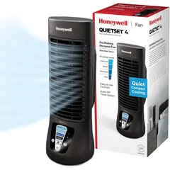 HONEYWELL - Ventilador Personal QuietSet HTF210B Oscilante Compacto