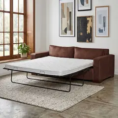 LATAM HOME - Sofá Cama Livorno 2 Plazas Cuero Kentucky