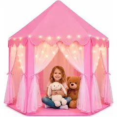 PRINCESA - Carpa Orian K008 140x135cm Rosa Luces