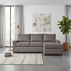 LATAM HOME - Sofá Seccional Derecho Livorno Cuero Kentucky